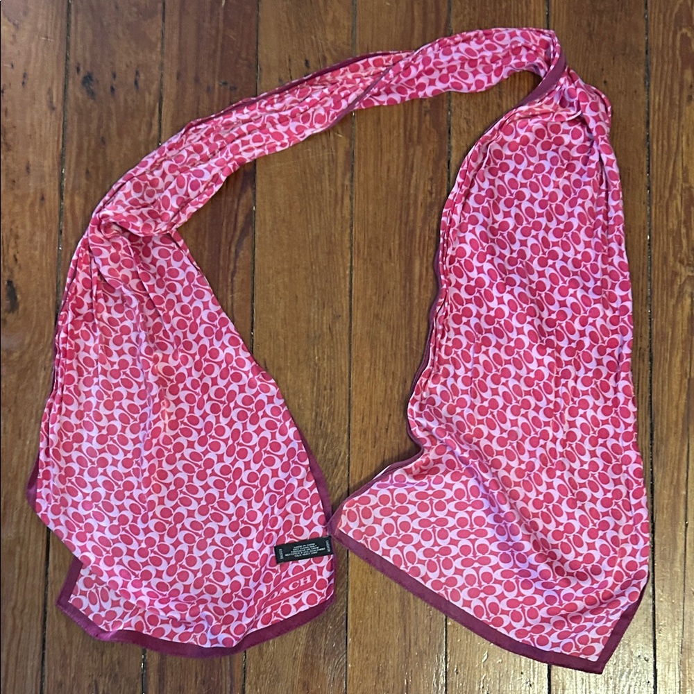 Coach silk Scarf